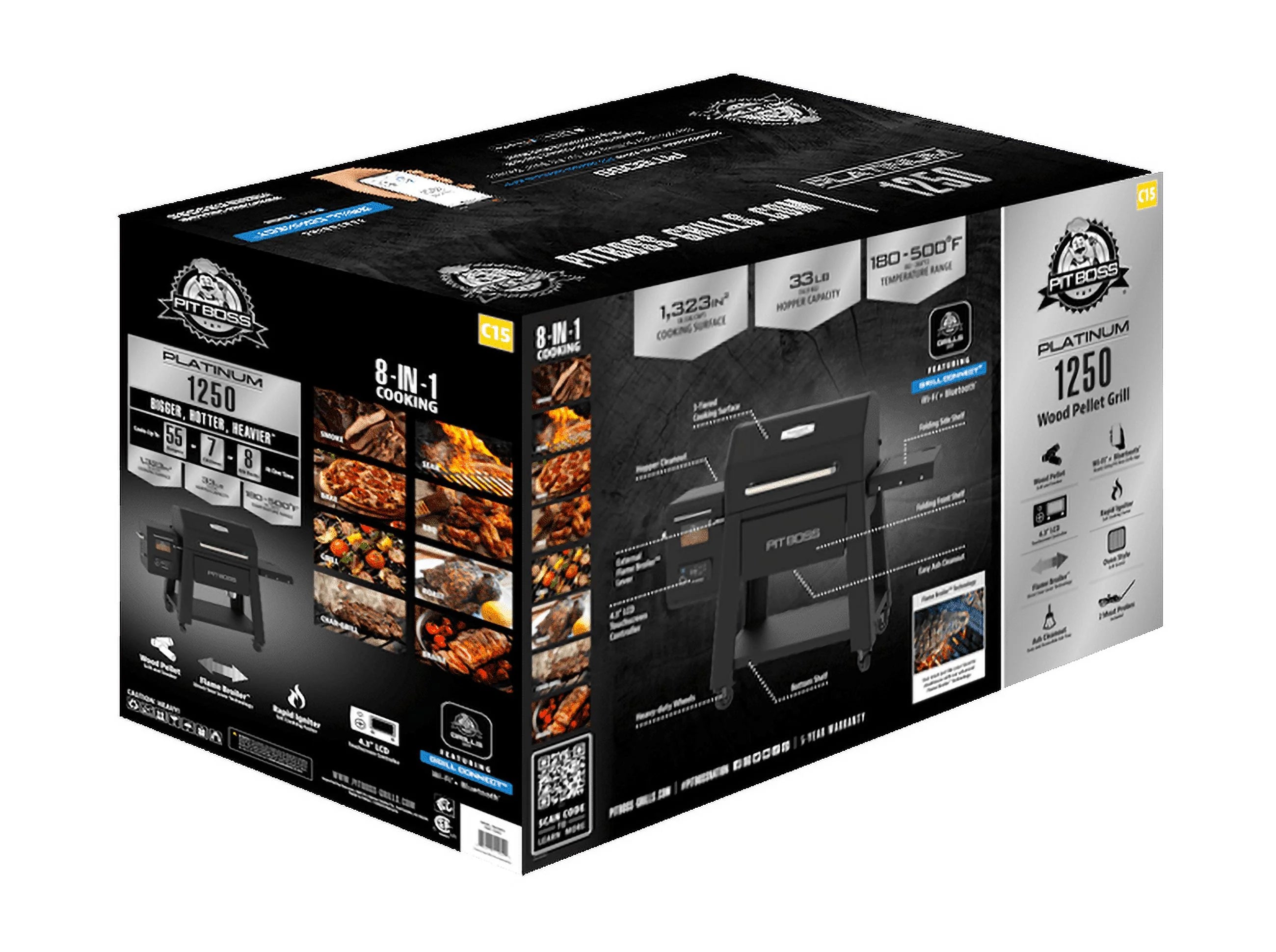 Wood Pellet Grill with Wi-Fi U87689