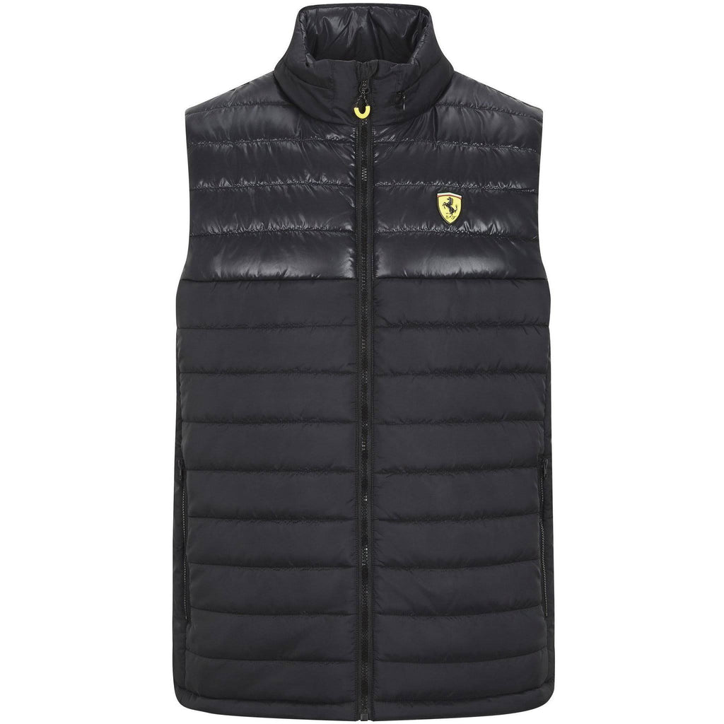 Black Red Padded Vest F9607