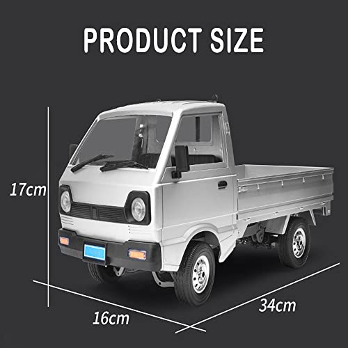RC Car 1/10 2.4Ghz Off Road Drift Pickup Truck Crawler with Brushed Motor LED Headlights RTR M72611