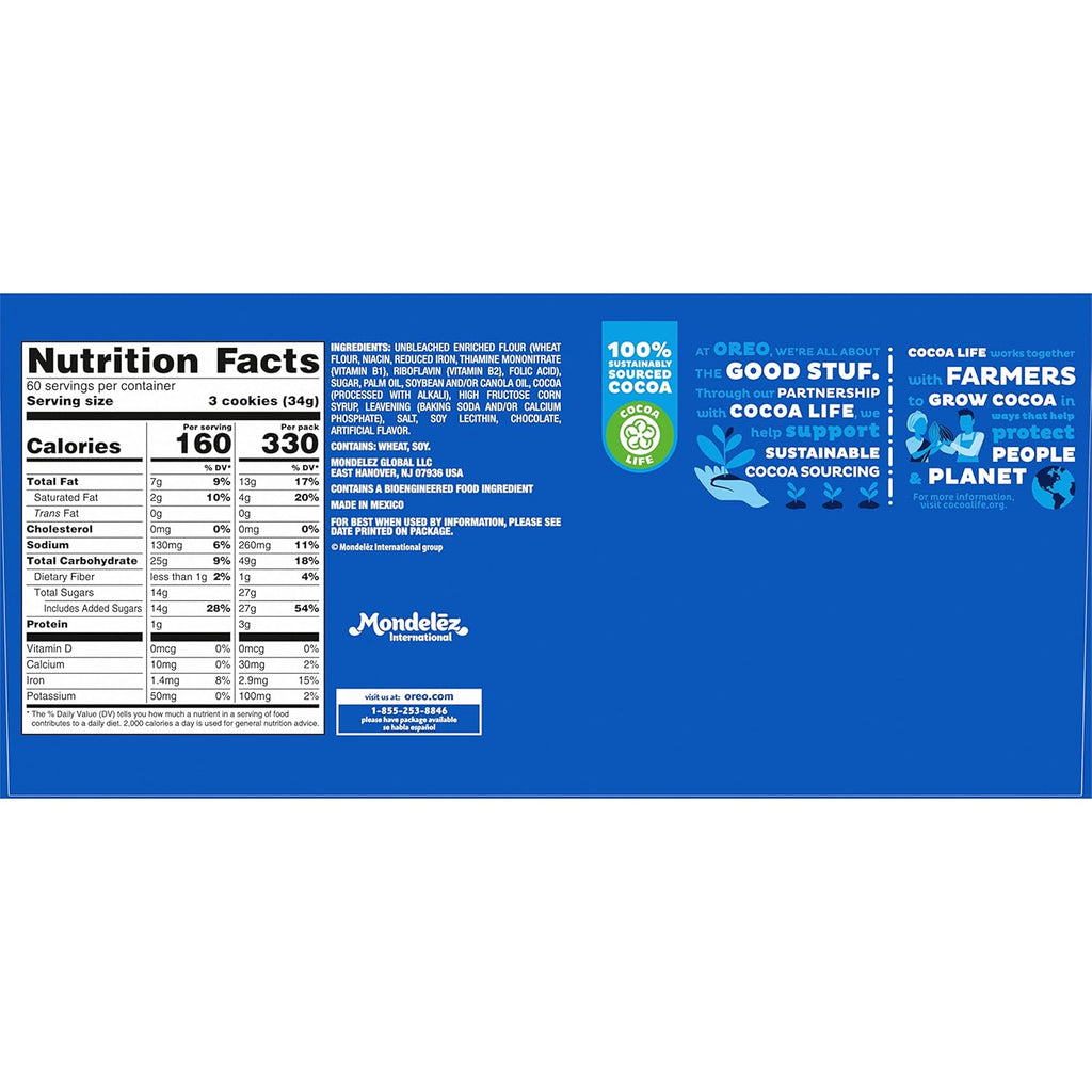 120 Snack Packs Chocolate Sandwich Cookies C410