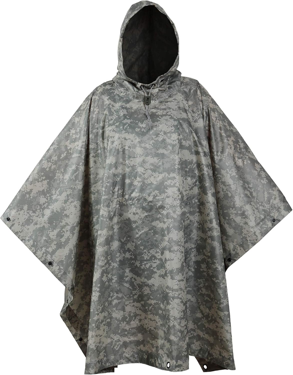 Camouflage Rip Stop Rain Poncho U821593