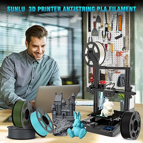 Black PLA 3D Printer Filament 1.75mm 1KG Z667896