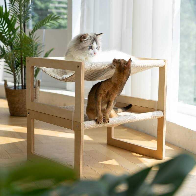 Dog Bed Cat Bed Wooden Cat Hammock L498