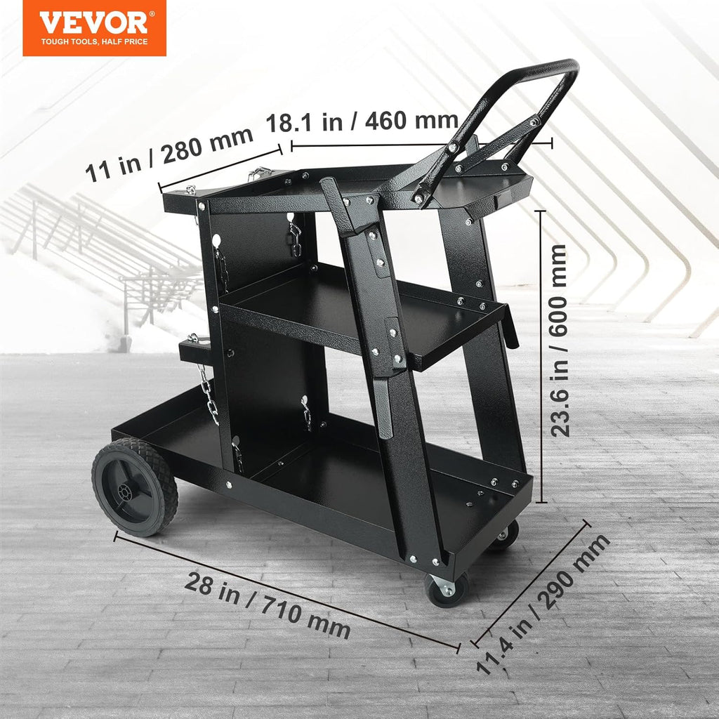 3 in 1 270 Amp MIG TIG Arc Welder with Welding Cart X5139