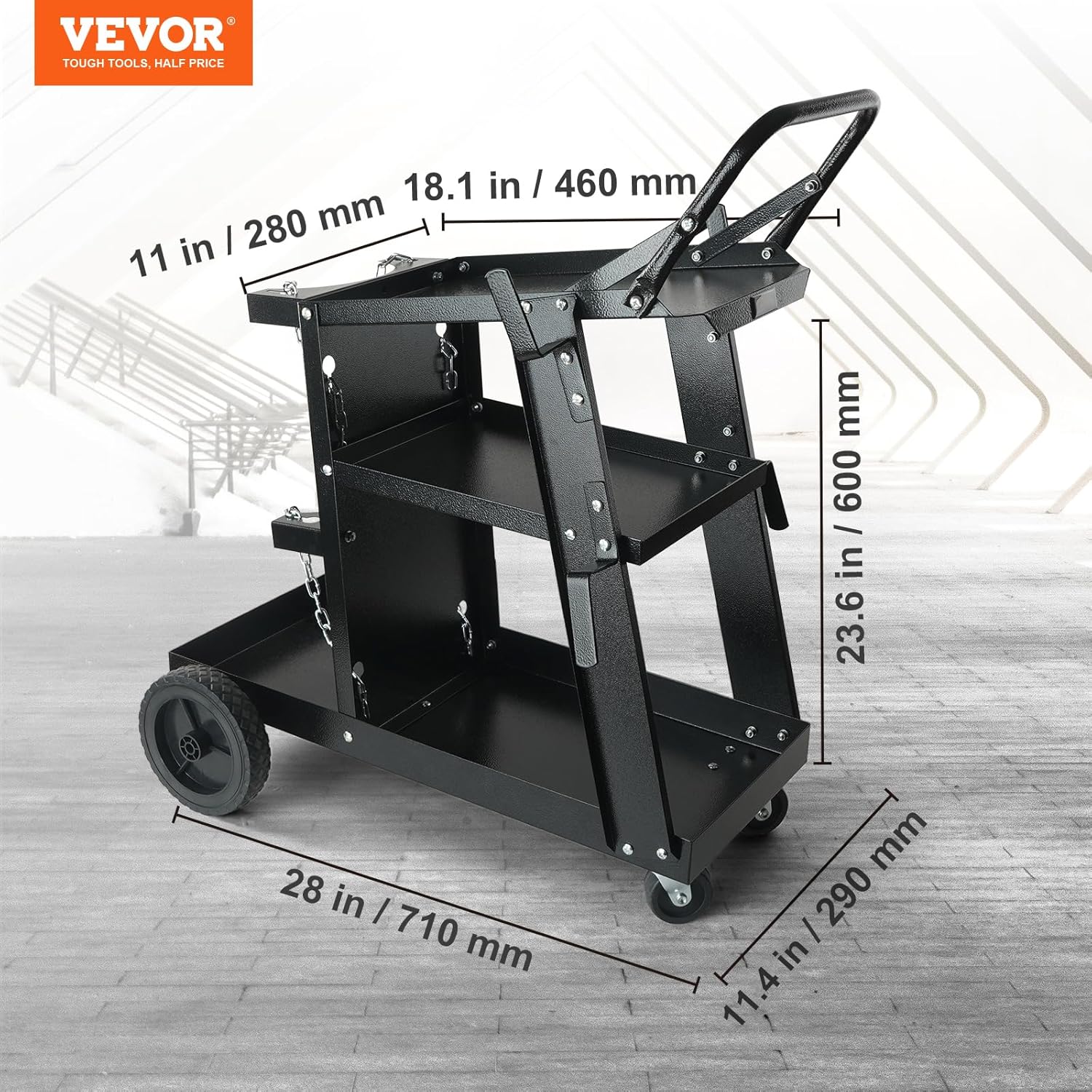3 in 1 270 Amp MIG TIG Arc Welder with Welding Cart X5139