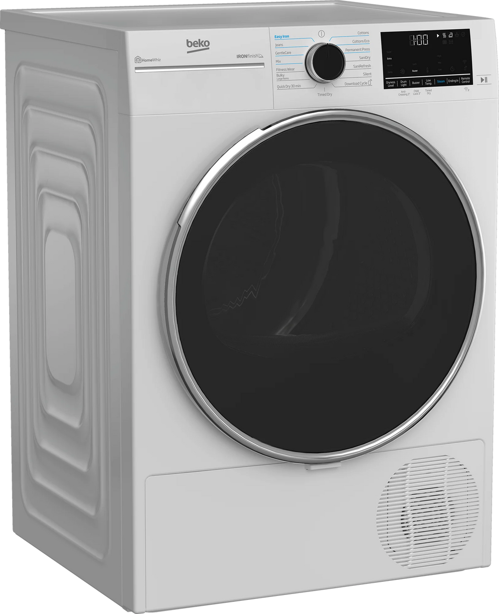 White Front Load Electric Dryer A818