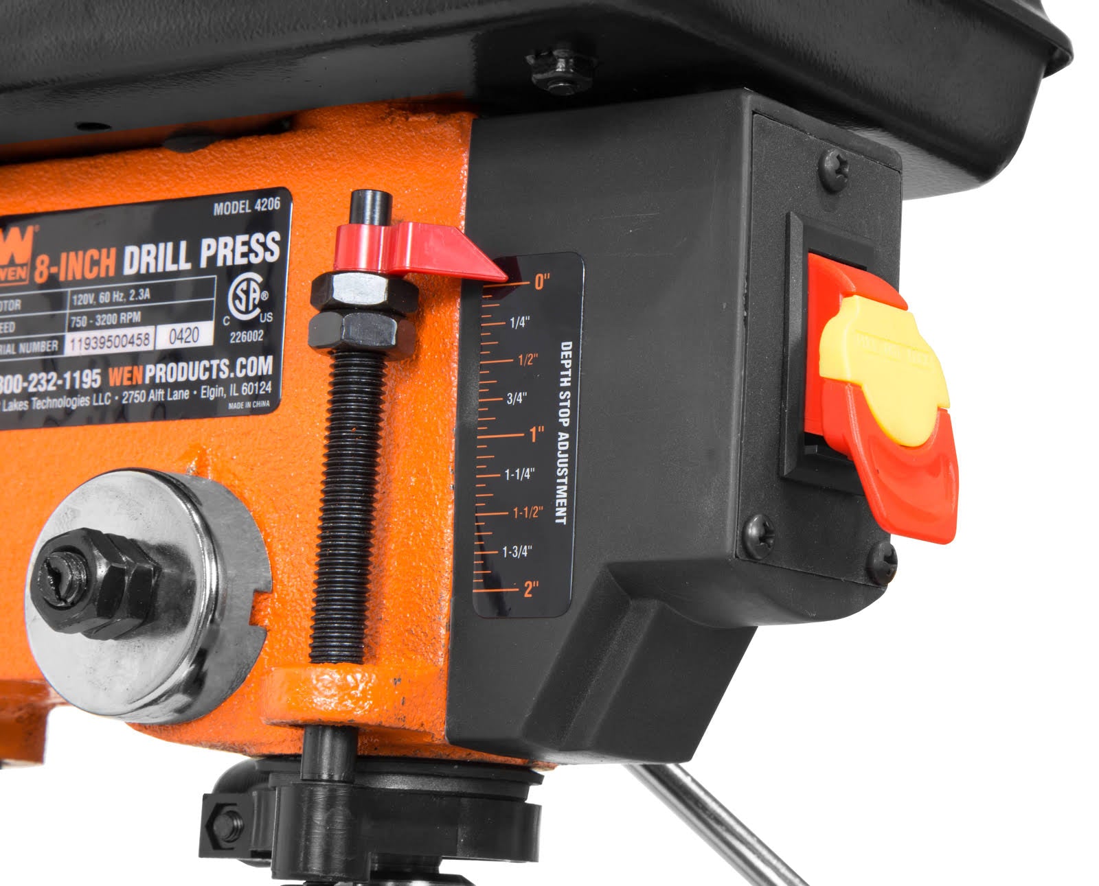2.3-Amp 8-Inch 5-Speed Cast Iron Benchtop Drill Press D832744