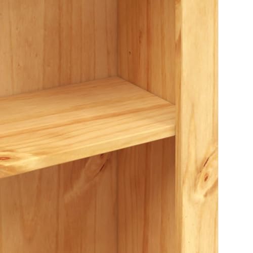 5-Tier Rustic Mexican Pinewood Bookcase U1247