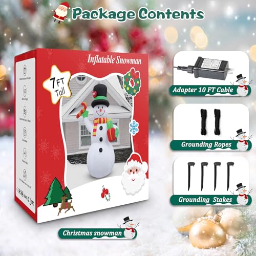 10 FT Christmas Inflatable Santa Claus with LED Lights H89938