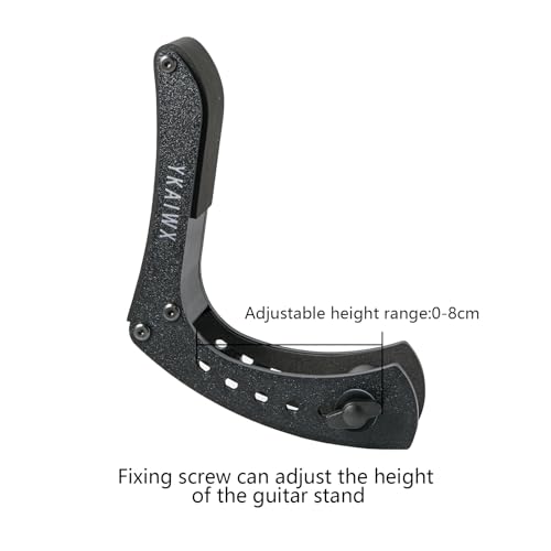 Black Adjustable Guitar Footrest F875486