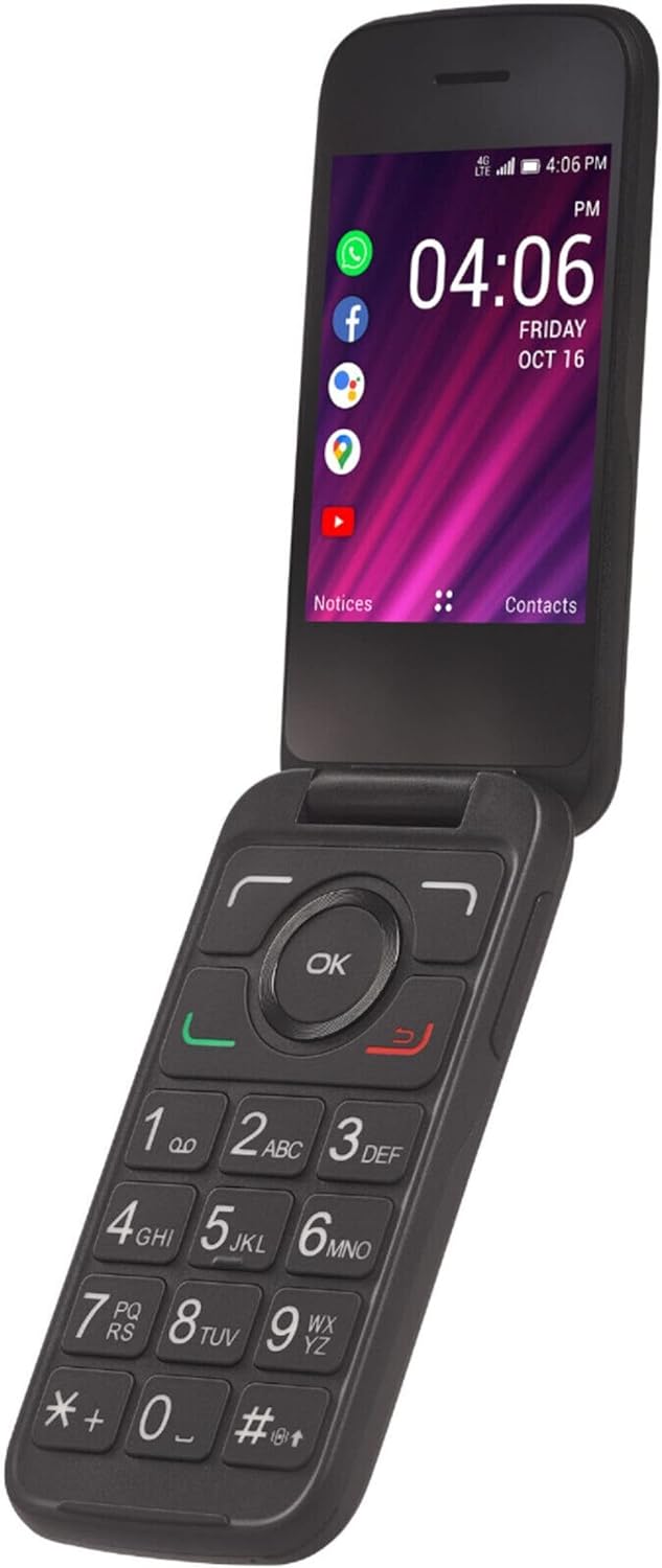 8GB 4G LTE GSM Smart Flip Phone A76786