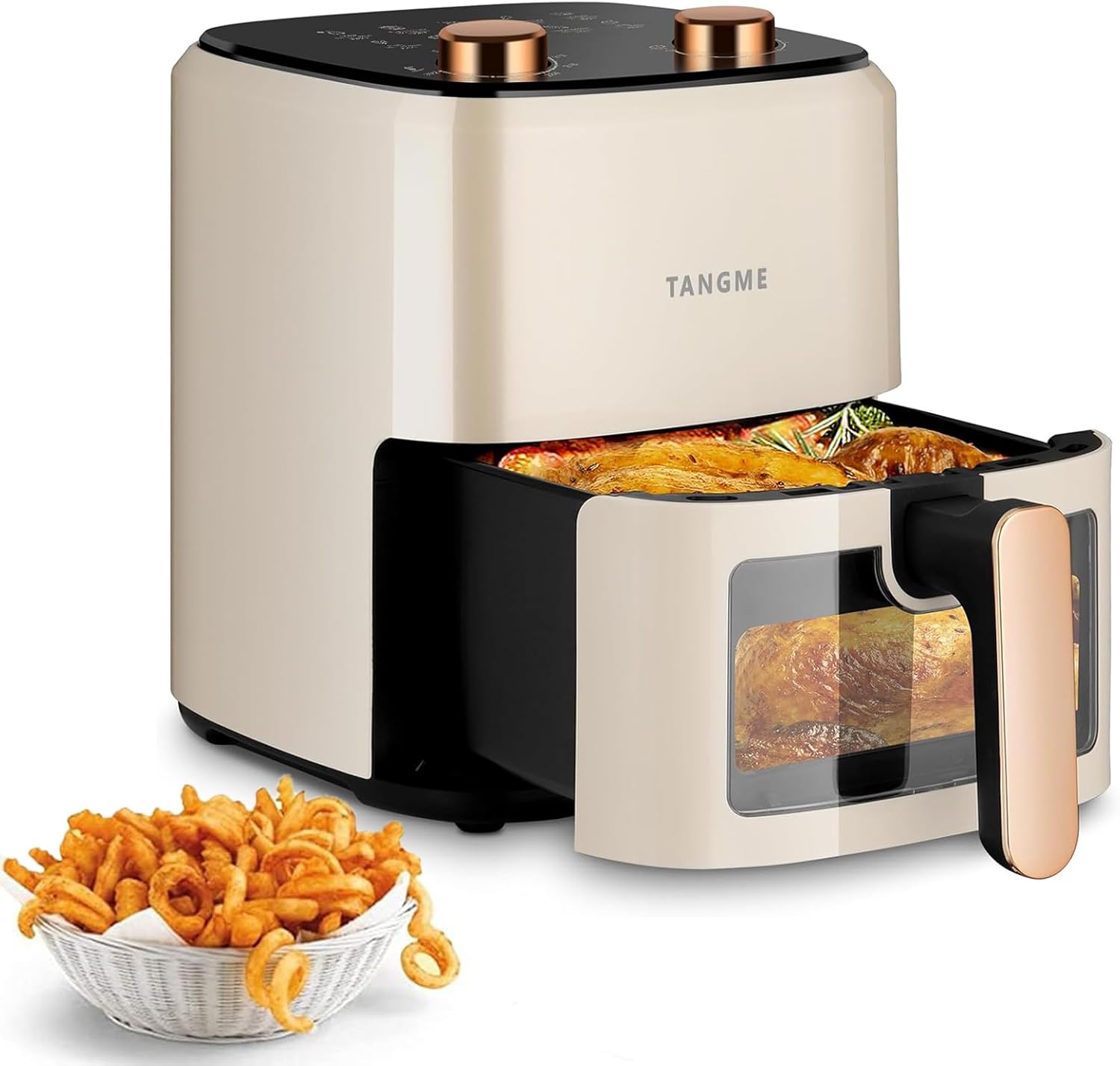 5.8Quart Air Fryer Oven with Viewing Window Non-stick Basket Y7306