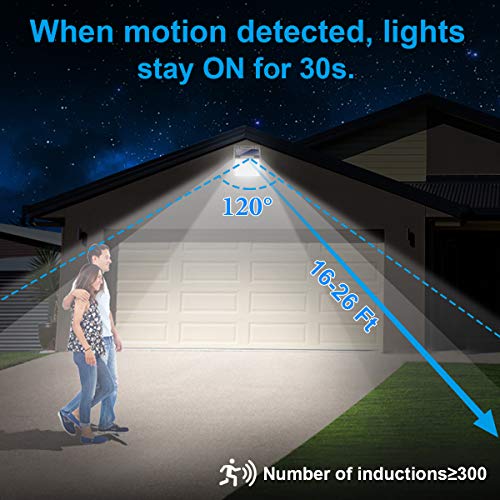 78 LED Solar Motion Sensor Security Light, 4 Pack R352536
