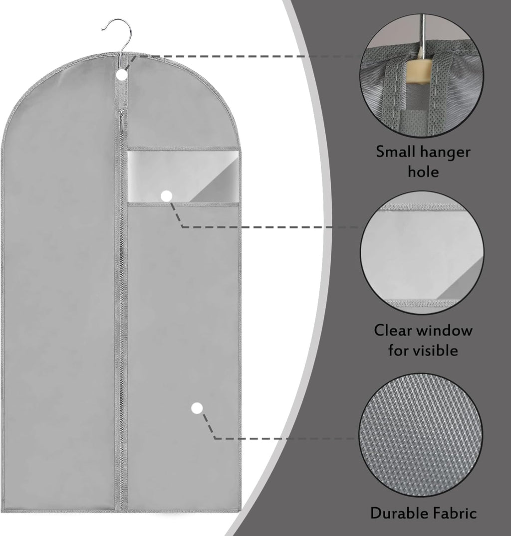 45'' Grey Garment Bag for Gowns X592312