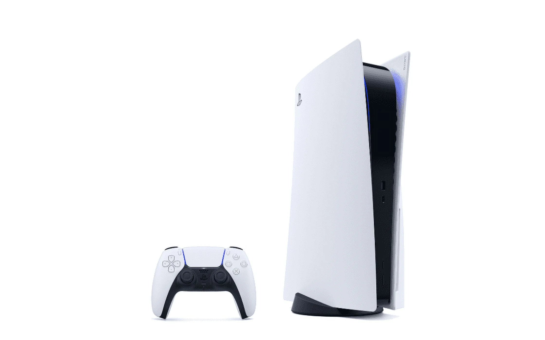 White PlayStation 5 Gaming Console with Wireless Controller E51351