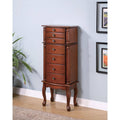Warm Brown Jewelry Armoire P997