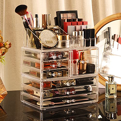 Clear Acrylic 11 Drawers Makeup Storage Organizer K133581