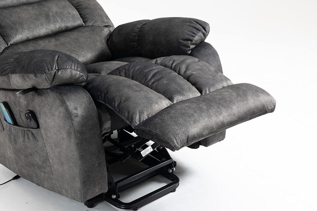 Oversized Dual Motor Lift Recliner with Heat and Massage H899