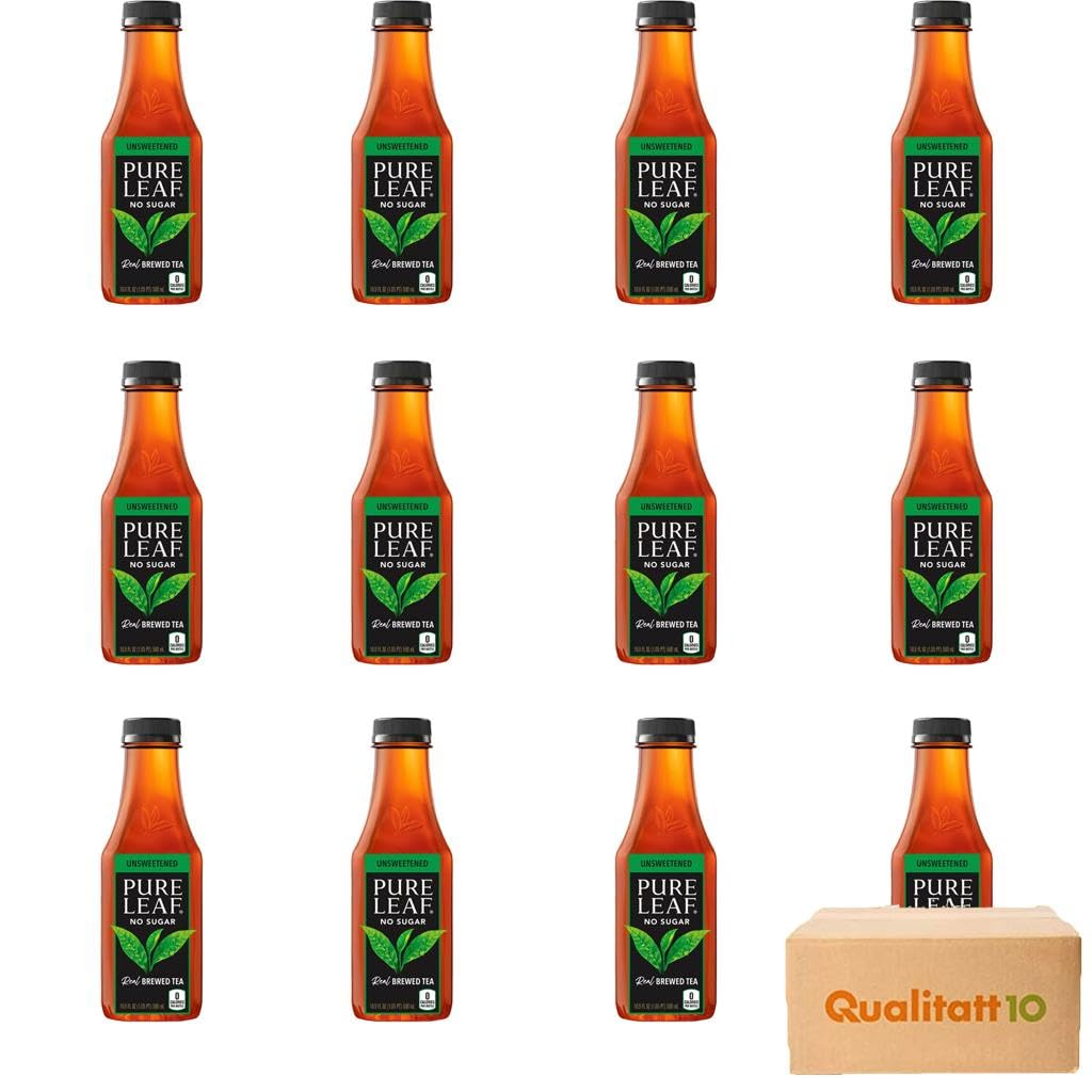 Unsweetened Real Brewed Tea 16.9 fl oz 12 Pack D4255