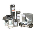 4" Horizontal Stainless Steel Water Heater Vent Kit O433