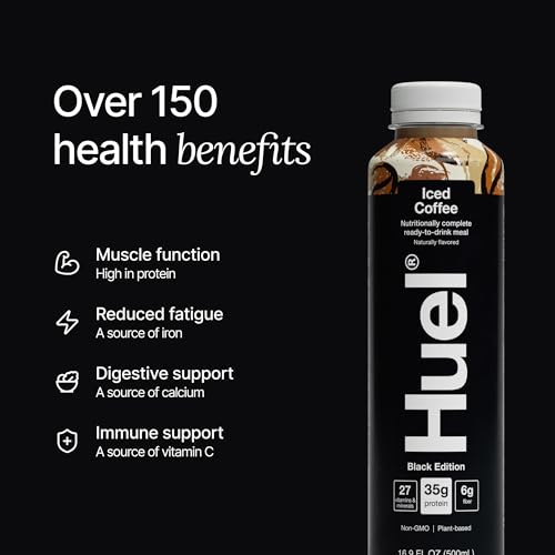 Chocolate Meal Replacement Drink, 20g Protein, 16.9 Fl Oz (12 Pack) S781345