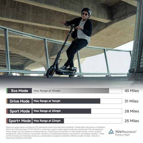 Electric Kick Scooter with Dual Suspension H2838