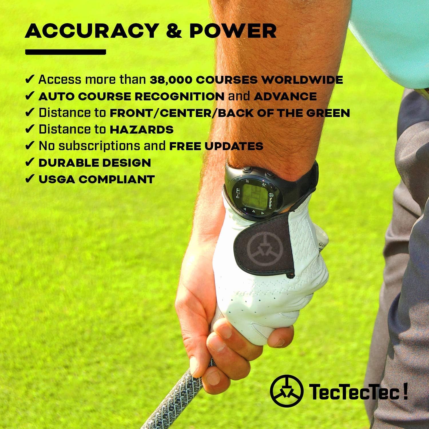 Black Golf GPS Watch G240