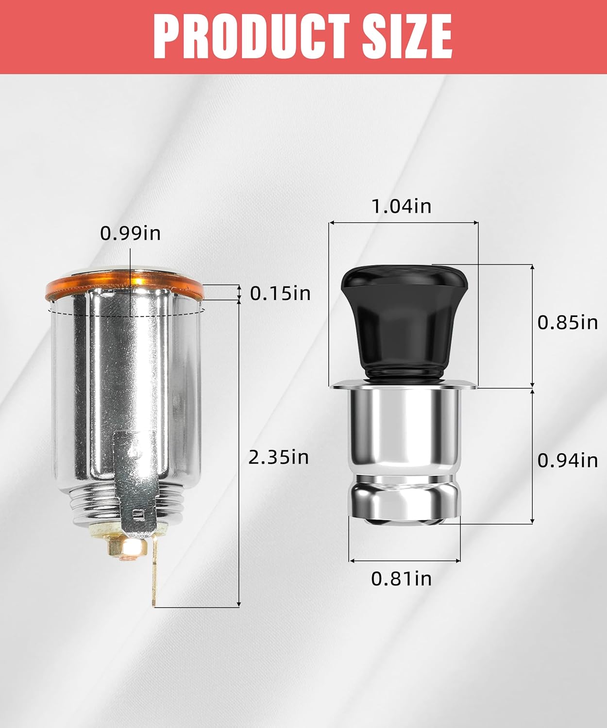 12V Car Cigarette Lighter with Cable O660