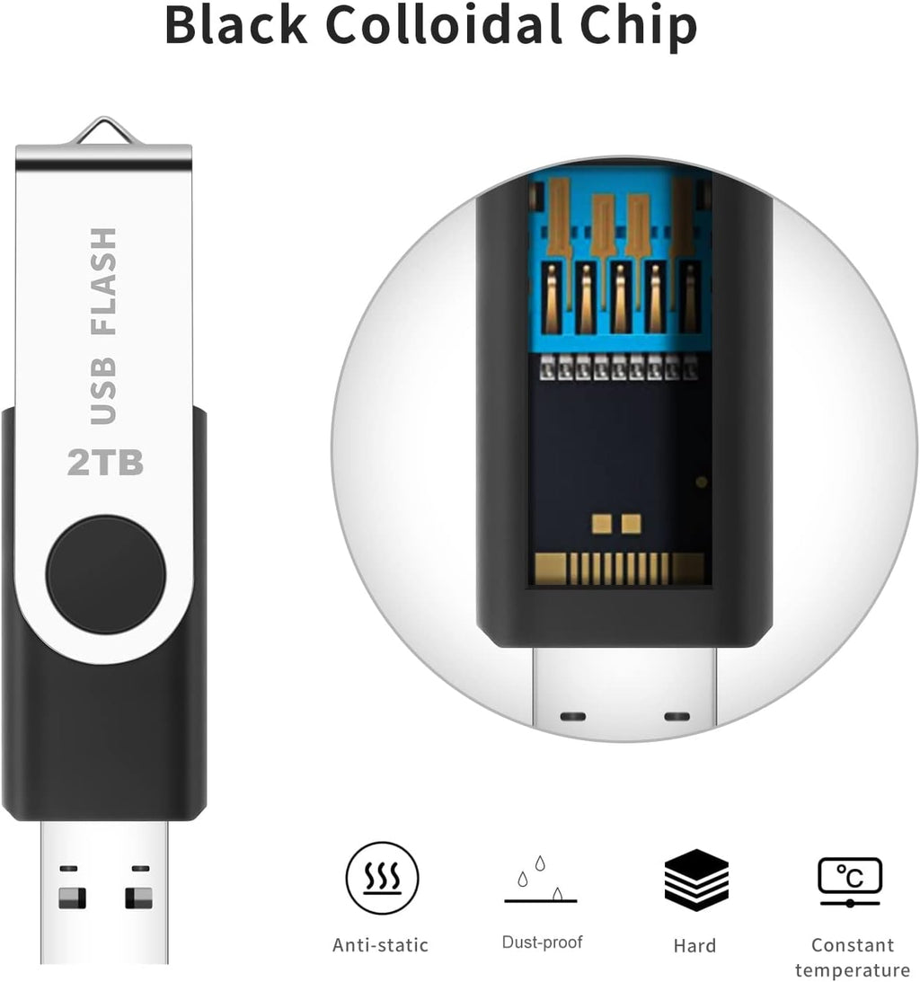2TB USB Flash Drive Pack of 2 T268268