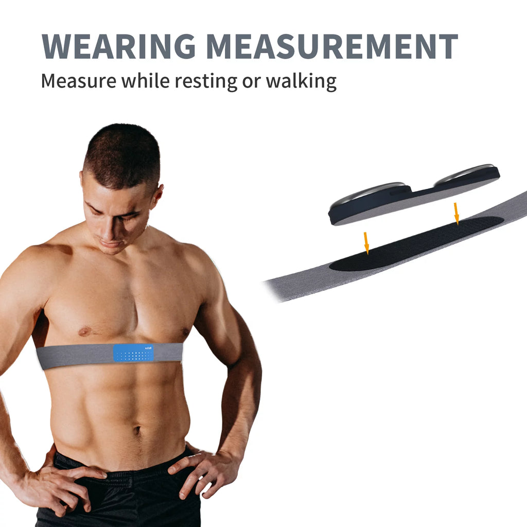 Portable Heart Rate Monitor with Chest Strap D507