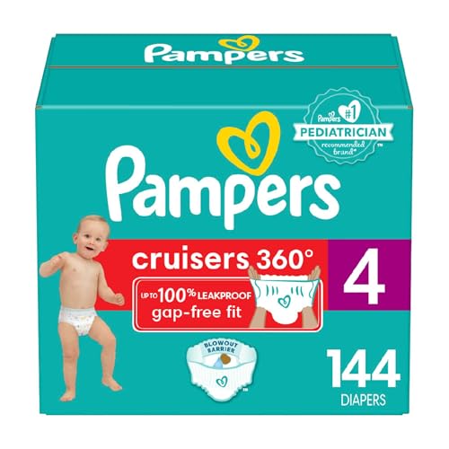 Size 4 144 Count Pull-On Disposable Baby Diapers T947