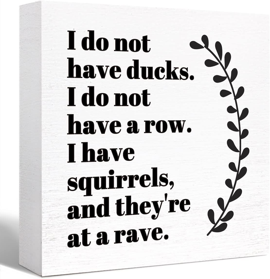 Wood Box Sign L514
