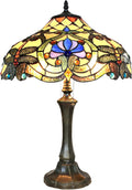 2 Light Dragonfly Table Lamp 17" Shade E3140