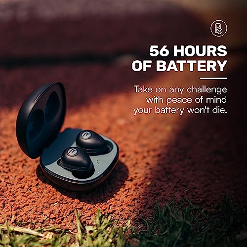 Black Bluetooth 5.3 True Wireless Earbuds with Built in Mic Q6828