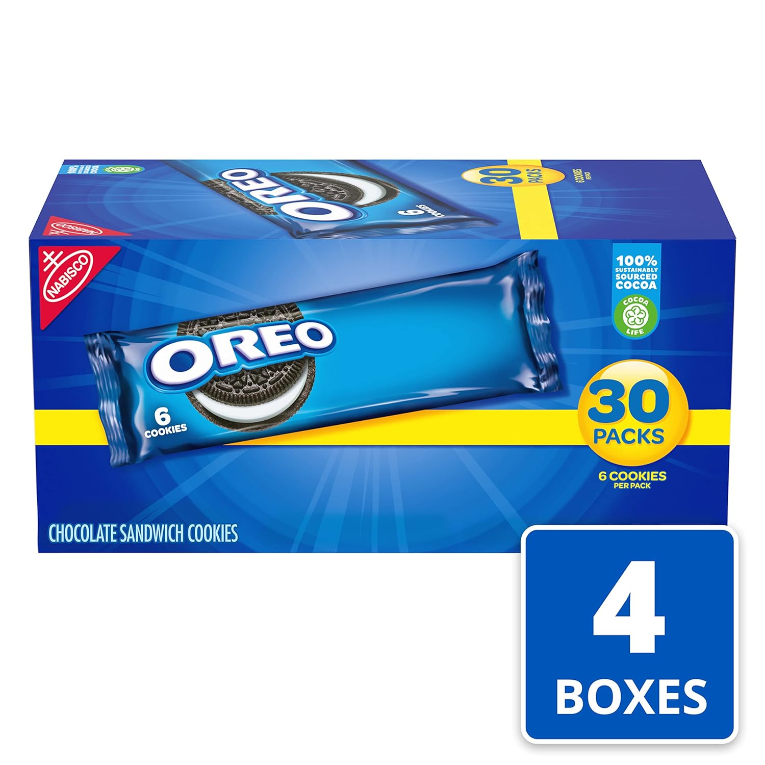 120 Snack Packs Chocolate Sandwich Cookies C410