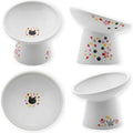 Extra Wide Raised Cat Food Bowl U331