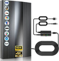 TV Antenna with Amplifier Signal Booster & 33FT Coaxial Cable F521