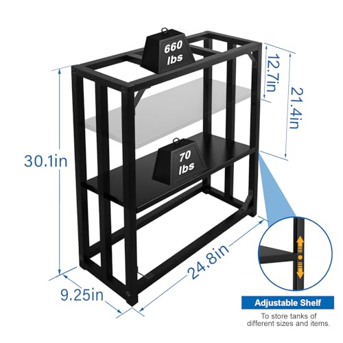 20 Gallon Metal Adjustable Fish Tank Stand X803