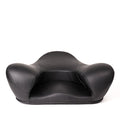 Brown Vegan Leather Ergonomic Meditation Seat Cushion B268056