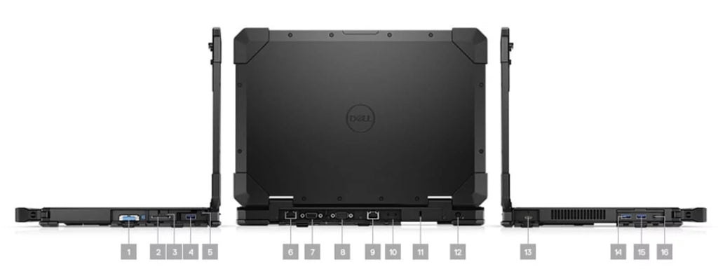 Restored Dell Latitude Rugged 5420 Laptop, 14" FHD, Core i5, 256GB SSD, 8GB RAM, 4 Cores @ 3.6 GHz L1616