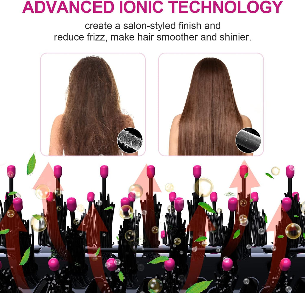 4 in 1 Hot Negative Ion Anti-Frizz Blowout Hair Dryer Brush I541