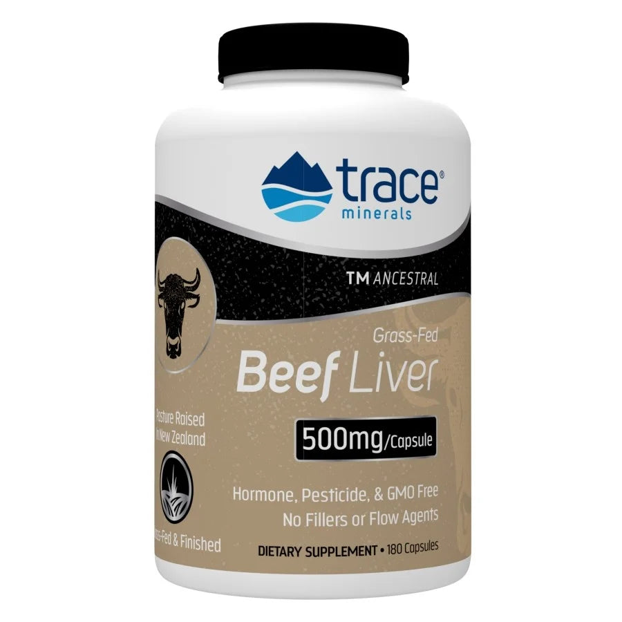 3000 mg Beef Liver Capsules, 180 Count W797