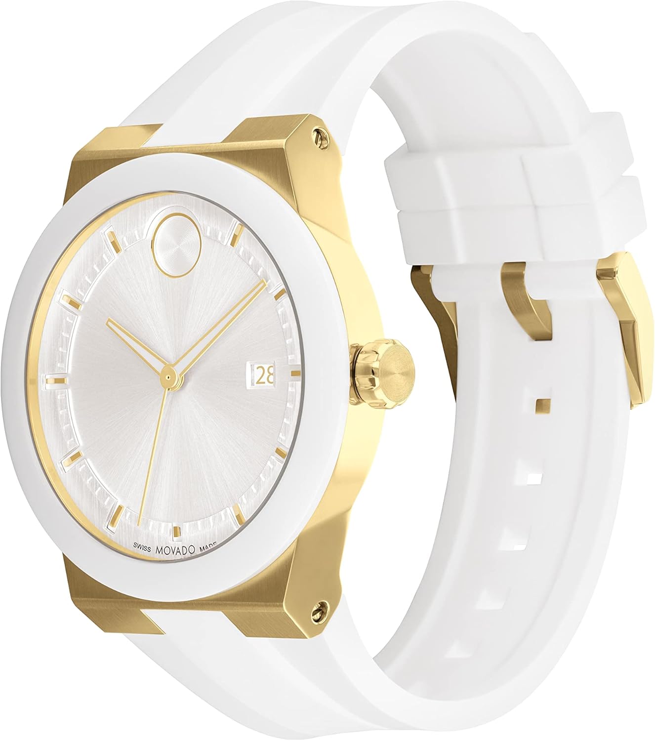 Swiss Quartz Silicone Strap Watch 42.30mm R274527