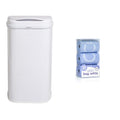 Stainless Steel Lavender Scented Diaper Pail with 36 Refill Bags C7211