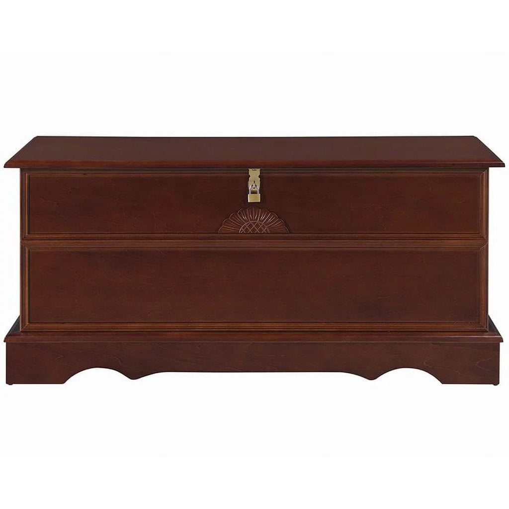 Rectangular Wood Cedar Chest in Brown B6974