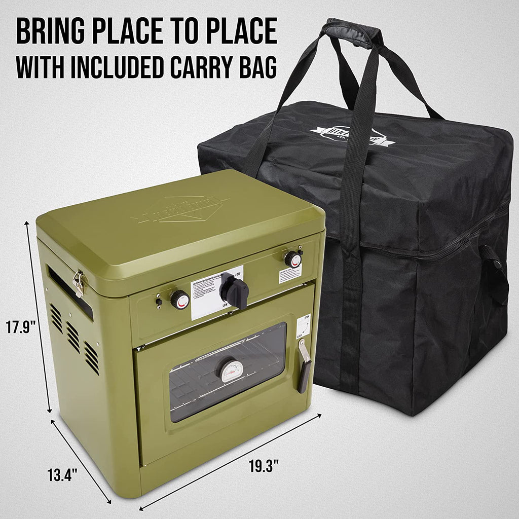 2 Burner Portable Propane Camping Stove with Carry Bag M403