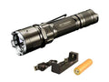 Super Bright Cree XP-L LED 1100 Lumens Flashlight with 18650 Rechargeable Battery and USB C I29363