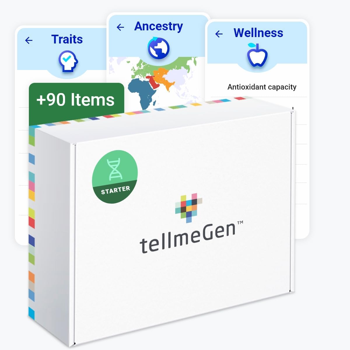 DNA Test Starter with 90 Online Reports E9080
