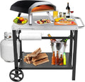 Outdoor Grill Cart Table with Wheels I3530