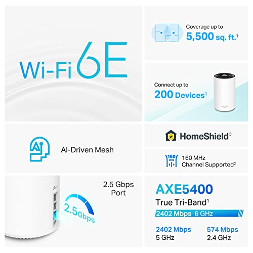 AXE5400 Tri-Band WiFi 6E Mesh System 2-Pack D970